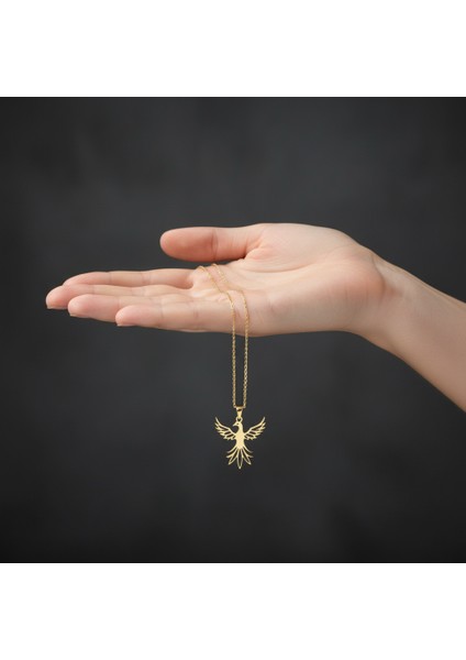 14 Ayar Altın Kolye Ucu Anka Kuşu GM7773 0.5 gr fiyatları