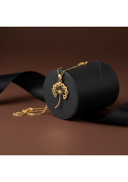 8 Ayar Altın Kolye Ucu Karahindiba GM8809 0.5 gr modelleri