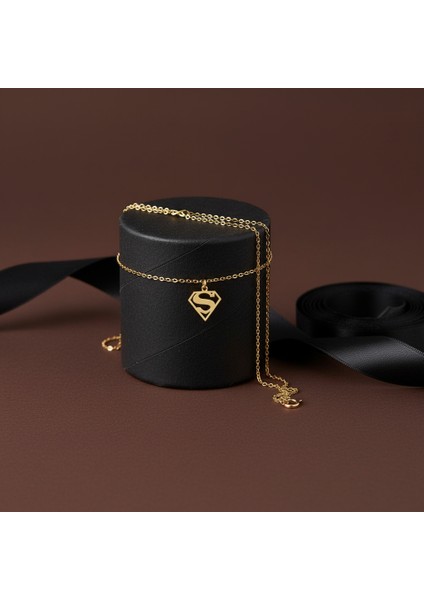 8 Ayar Altın Kolye Ucu Süpermen GM9204 0.5 gr modelleri