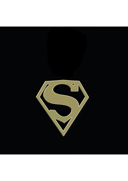 8 Ayar Altın Kolye Ucu Süpermen GM9204 0.5 gr fırsatları