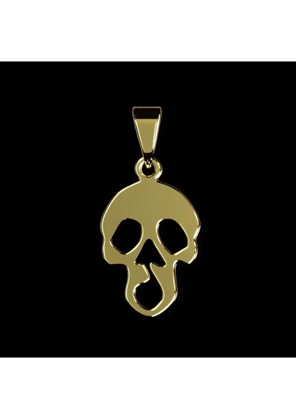 8 Ayar Altın Kolye Ucu Kafatası GM8041 0.5 gr fırsatları