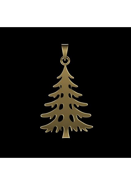 8 Ayar Altın Kolye Ucu Noel Ağacı GM7780 1 gr fırsatları