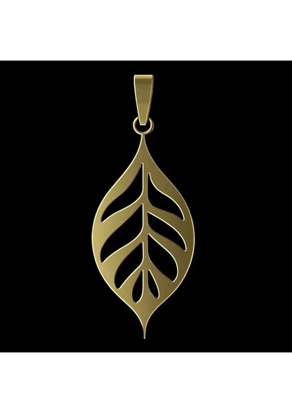 14 Ayar Altın Kolye Ucu Yaprak GM7303 0.5 gr fırsatları