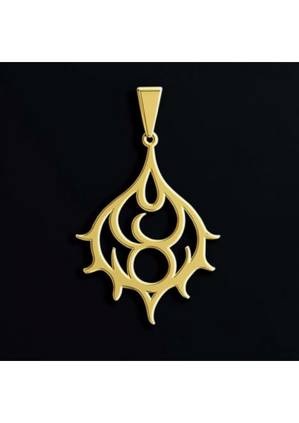 8 Ayar Altın Kolye Ucu Güneş GM8164 0.5 gr fırsatları