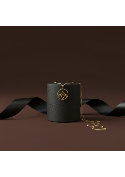 8 Ayar Altın Kolye Ucu Kamp GM8945 1 gr modelleri