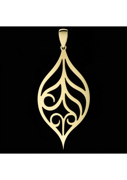 14 Ayar Altın Kolye Ucu Yaprak GM7307 1 gr fırsatları