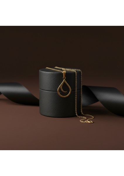 14 Ayar Altın Kolye Ucu Su GM8421 0.5 gr modelleri