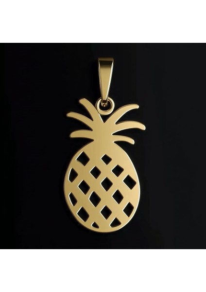 14 ayar altın kolye ucu ananas GM8725 0.5 gr fırsatları