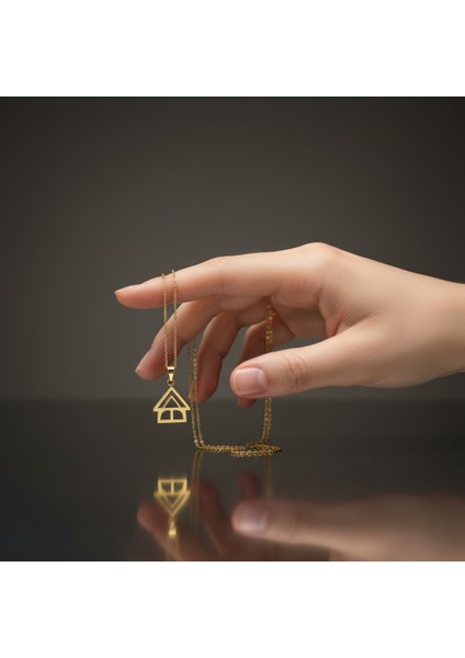 14 Ayar Altın Kolye Ucu Ev GM7172 1 gr fiyatları