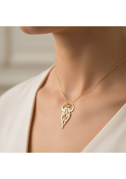 8 Ayar Altın Kolye Ucu Boğa GM6789 1 gr