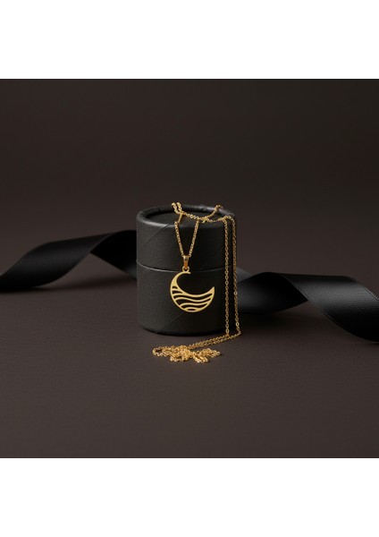 14 Ayar Altın Kolye Ucu Deniz GM7970 0.5 gr modelleri