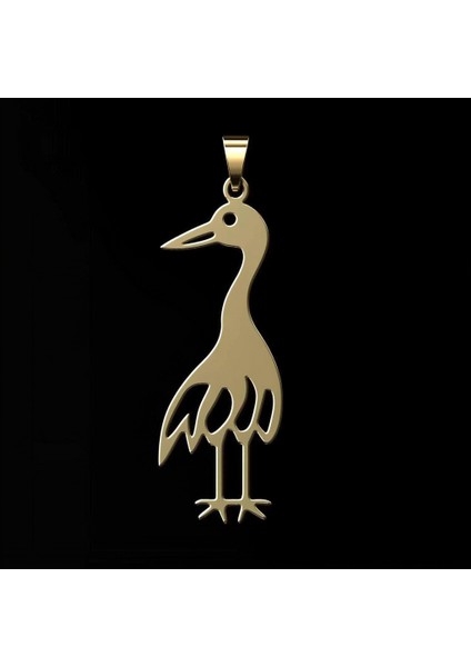 8 Ayar Altın Kolye Ucu Leylek GM8119 0.5 gr fırsatları