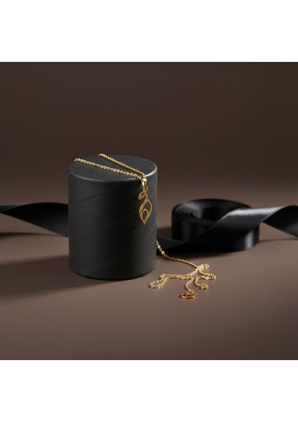 8 Ayar Altın Kolye Ucu Ceren Ya Karaca GM6979 1 gr modelleri