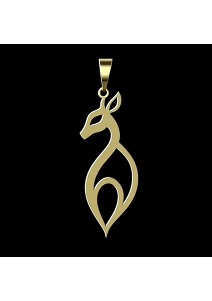 8 Ayar Altın Kolye Ucu Ceren Ya Karaca GM6979 1 gr fırsatları