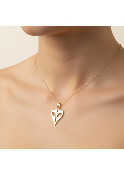 8 Ayar Altın Kolye Ucu Maske GM7472 1 gr