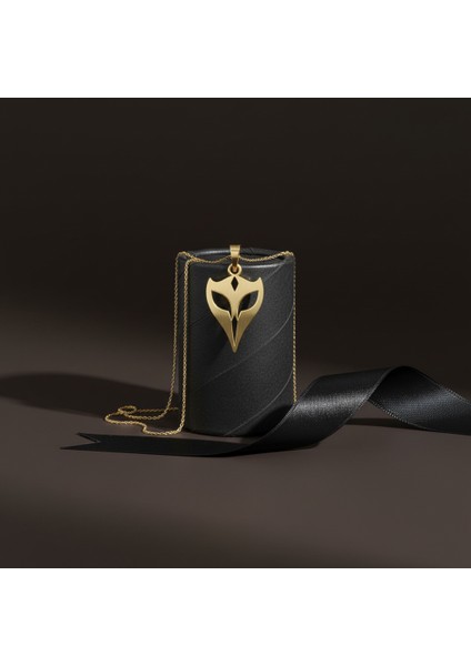 8 Ayar Altın Kolye Ucu Maske GM7472 1 gr modelleri