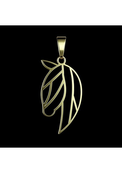 14 Ayar Altın Kolye Ucu At GM7160 1 gr fırsatları