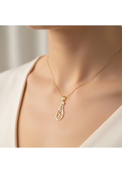 14 Ayar Altın Kolye Ucu Biberon GM8791 0.5 gr