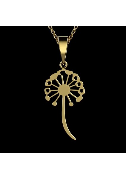 14 Ayar Altın Kolye Ucu Karahindiba GM8824 0.5 gr fırsatları