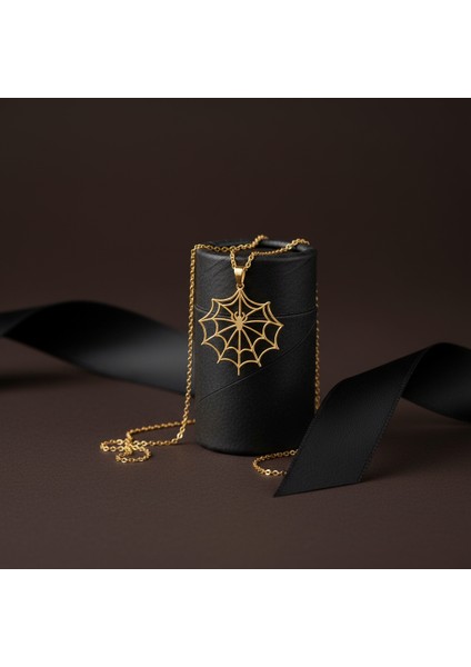 14 Ayar Altın Kolye Ucu Örümcek GM9017 1 gr modelleri