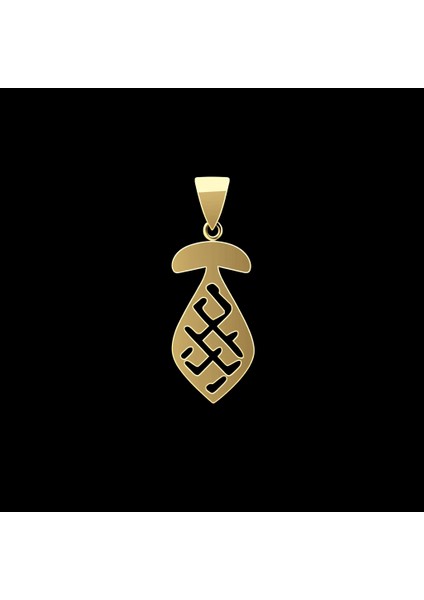 8 Ayar Altın Kolye Ucu Kravat GM8183 1 gr modelleri