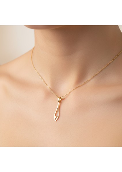 14 Ayar Altın Kolye Ucu Kravat GM8187 1 gr