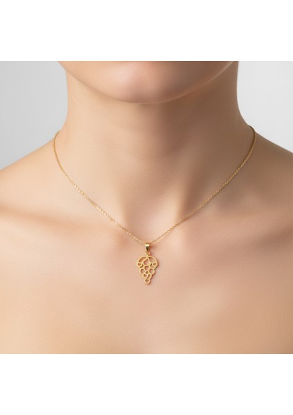 14 Ayar Altın Kolye Ucu Üzüm GM8894 0.5 gr