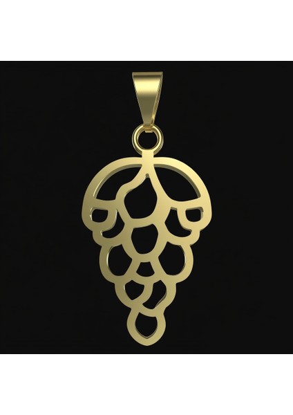 14 Ayar Altın Kolye Ucu Üzüm GM8894 0.5 gr fırsatları