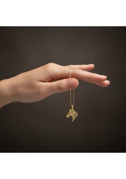 14 Ayar Altın Kolye Ucu Zebra GM8597 1 gr fiyatları