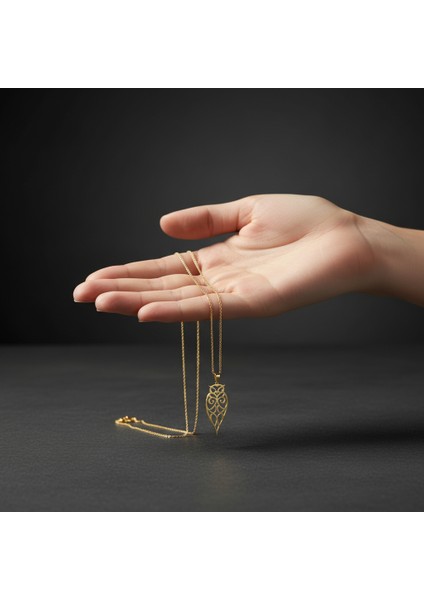 8 Ayar Altın Kolye Ucu Baykuş GM7688 1 gr fiyatları