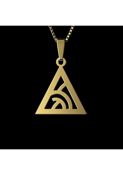 14 Ayar Altın Kolye Ucu Piramit GM7865 1 gr fırsatları