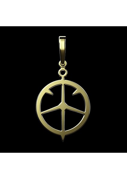 14 Ayar Altın Kolye Ucu Dümen GM8746 1 gr fırsatları