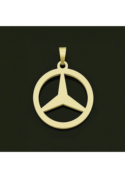 8 Ayar Altın Kolye Ucu Benz GM9143 1 gr fırsatları