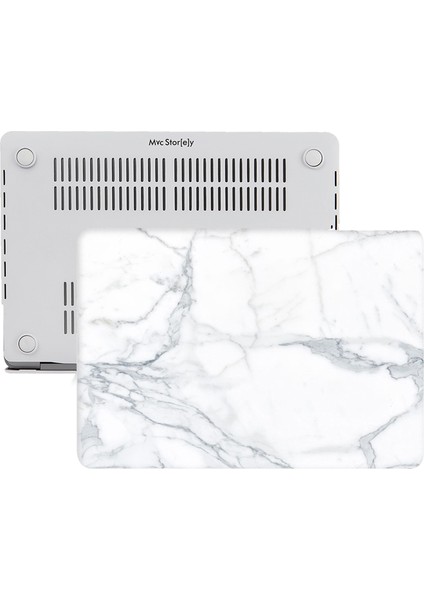 Macbook Pro Kılıf 13 inç Mermer06NL (Eski HDMI'lı Model 2012-2015) A1425 A1502 ile Uyumlu