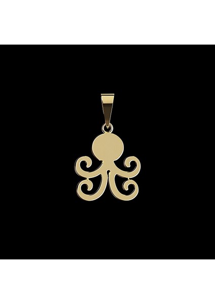8 Ayar Altın Kolye Ucu Ahtapot GM8730 1 gr fırsatları
