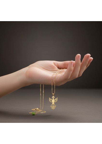8 Ayar Altın Kolye Ucu Anka Kuşu GM7769 1 gr fiyatları