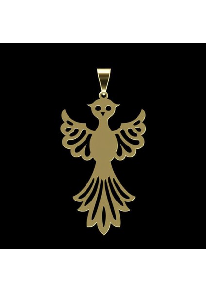8 Ayar Altın Kolye Ucu Anka Kuşu GM7769 1 gr fırsatları