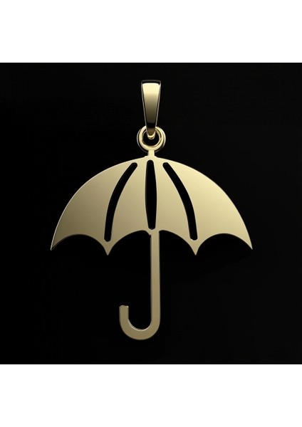 14 Ayar Altın Kolye Ucu Şemsiye GM8780 1 gr fırsatları