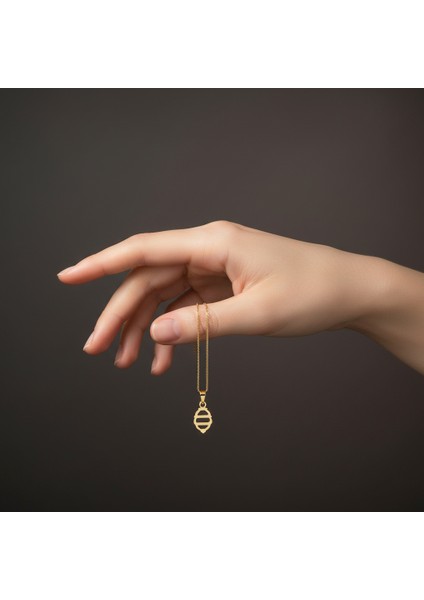 8 Ayar Altın Kolye Ucu Arı GM8805 1 gr fiyatları