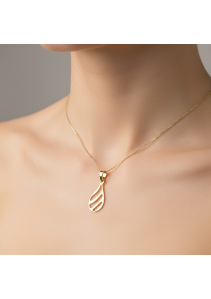 14 Ayar Altın Kolye Ucu Güzel Tasarımlar GM9025 1 gr