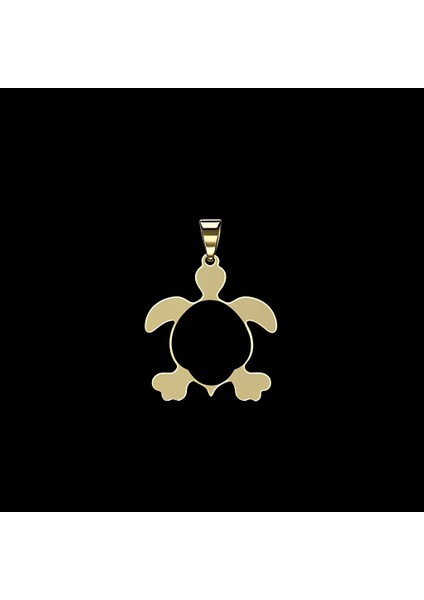 14 Ayar Altın Kolye Ucu Kaplumbağa GM8382 0.5 gr fırsatları