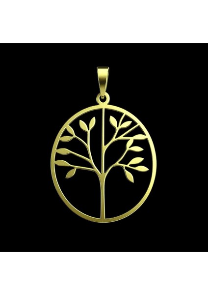 8 Ayar Altın Kolye Ucu Ağaç GM8300 0.5 gr fırsatları