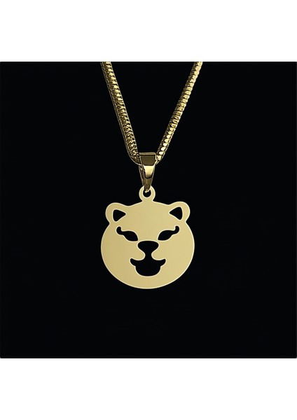 8 Ayar Altın Kolye Ucu Kaplan GM8248 1 gr fırsatları