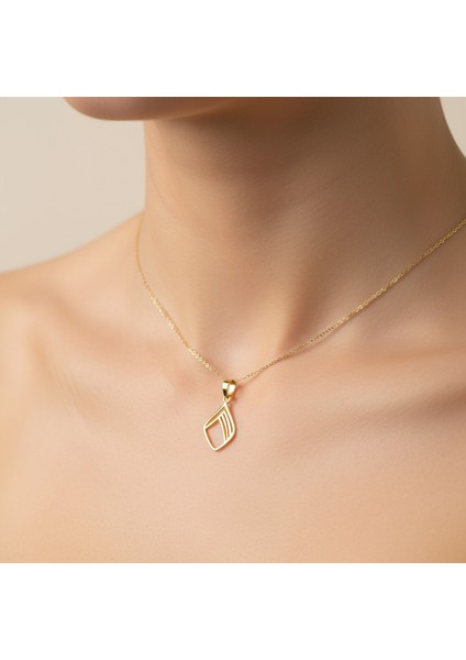 8 Ayar Altın Kolye Ucu Güzel Tasarımlar GM8978 1 gr