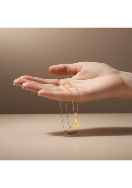 14 Ayar Altın Kolye Ucu Dağ GM7574 0.5 gr fiyatları