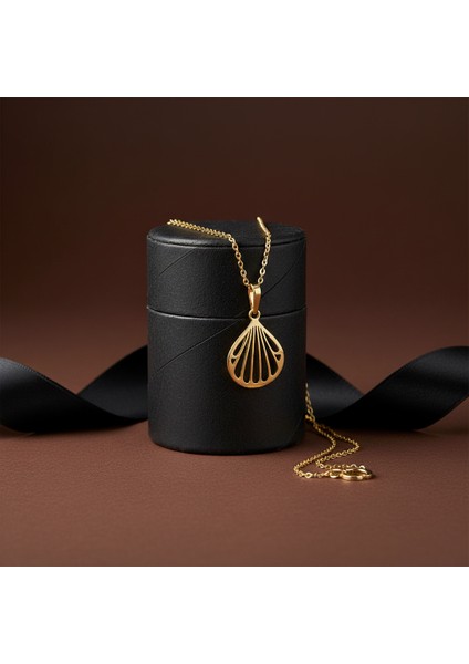 8 Ayar Altın Kolye Ucu Deniz Kabuğu GM8024 1 gr modelleri