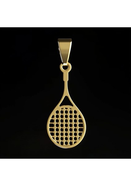 14 Ayar Altın Kolye Ucu Badminton Raketi GM9080 1 gr fırsatları
