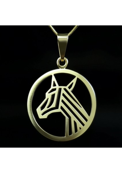 8 Ayar Altın Kolye Ucu Zebra GM8591 1 gr fırsatları