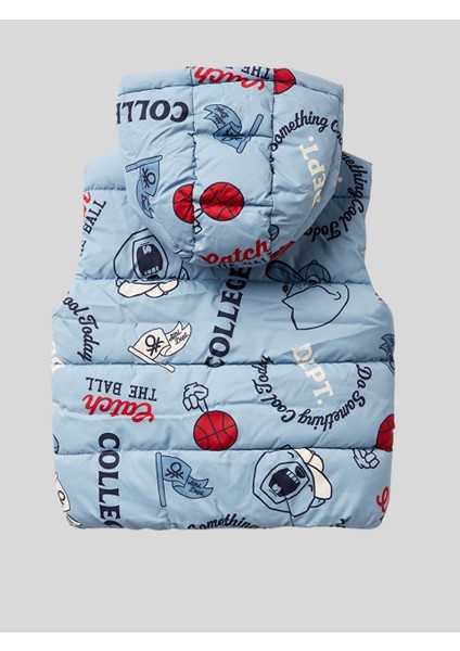 Erkek Çocuk Baskılı Yelek 1-6 Yaş Mavi fiyatları