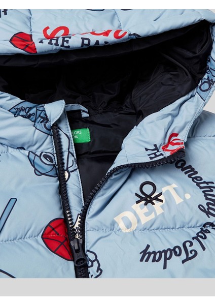 Erkek Çocuk Baskılı Yelek 1-6 Yaş Mavi modelleri